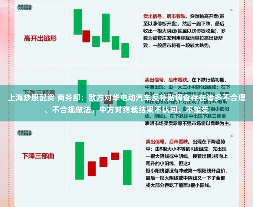 上海炒股配资 商务部：欧方对华电动汽车反补贴调查存在诸多不合理、不合规做法，中方对终裁结果不认同、不接受